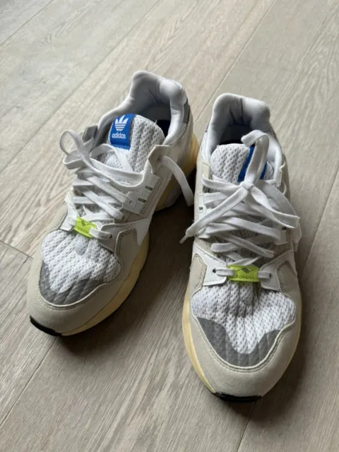 Adidas ZX Torsion 41 1/3 Weiß Blau Sneaker Turnschuhe