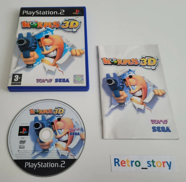 PS1 Pal Worms Complet Testé avec notice et boitier