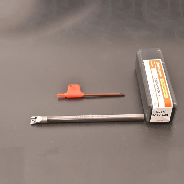 C08K-SCLCR06 Solid Carbide-Holder (Tungsten Steel Shock Tool Holder) CCMT06 New