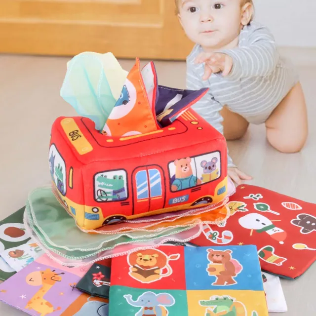 Baby Tissue Box Toy, Montessori Toys For Babies 6-12 Months Sensory Toys Magic