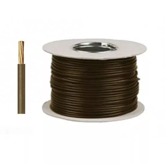 Brown 16mm Single Core 6491X (H07V-R) Round Conduit Wire Heating, Light & Power