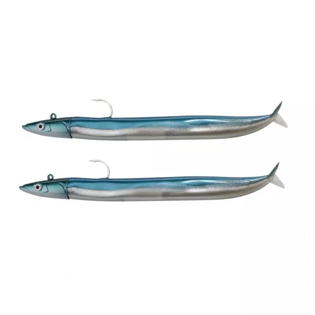 Fiiish Crazy Sandeel 120 Double Combo Pack Sea Fishing Lures Bass Pollock Cod