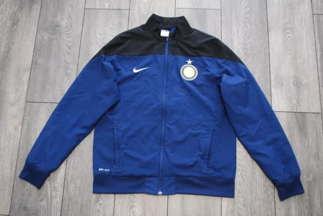 Inter Milan Jacket 2013/14 Full Zip Soccer Football Nike Top 545047-410 Size M