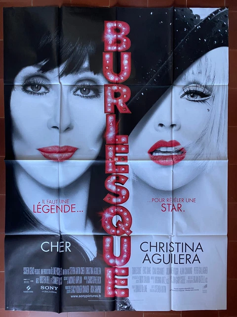 AFFICHE BURLESQUE STEVE ANTIN Christina AIGUILERA CHER Kristen BELL ...