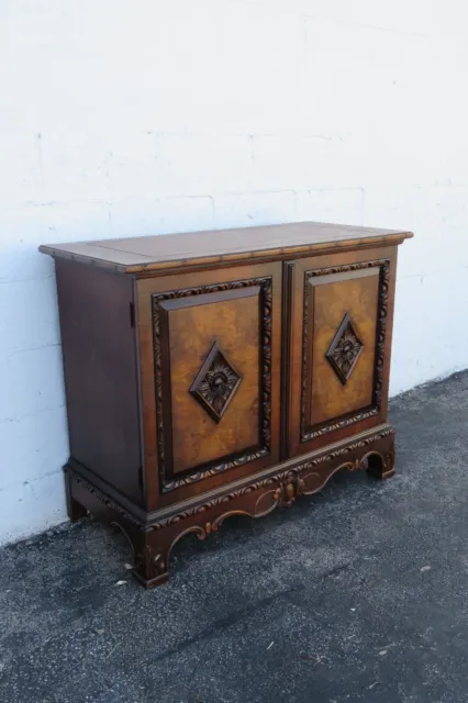 Paine Furniture Early 1900s Heavy Carved Server Buffet Bathroom Vanity 3950