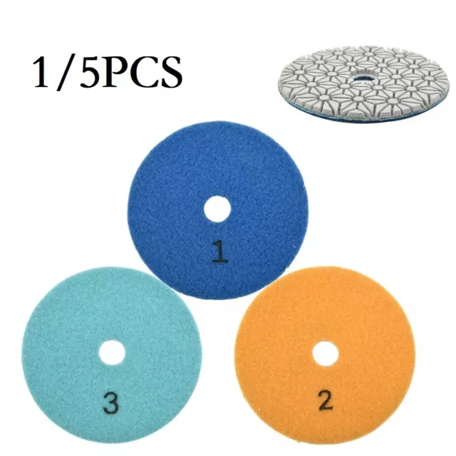 1 pièce 4 pouces 100 mm coussinets de polissage diamant humide/sec grain haute