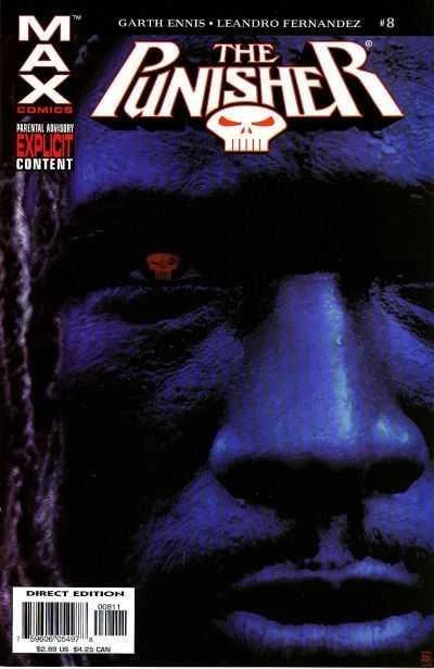 The Punisher #8 MAX, Near Mint 9.4, 1st Print, Garth Ennis Story, 2004