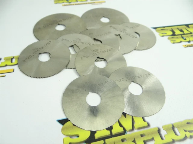10 New! Poland Hss Jewelers Slotting Saws .010" .012" .035" .045" & .051" Widths