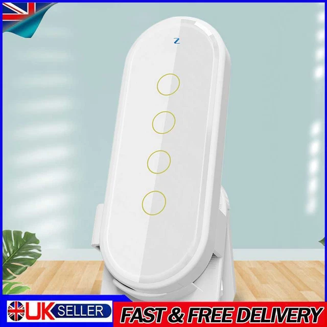 Tuya ZigBee Touch Light Switch Fluorescence Function Wireless Scene Switch UK