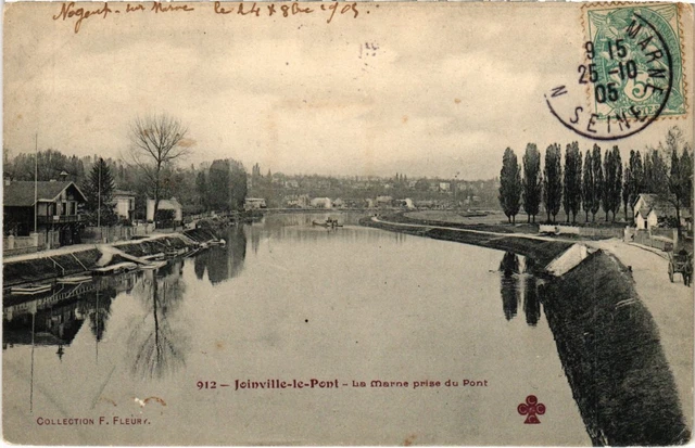 CPA Joinville La Marne prise du Pont (1348002)