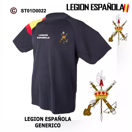 Camisetas Tecnicas: Legion Española - Escudo Generico M1