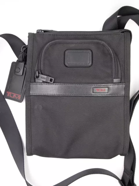 Tumi Alpha Pocket Bag Small Crossbody Black