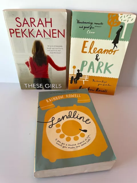 Womens Chick Lit Fiction Bundle 3 Paperbacks Rainbow Rowell & Sarah Pekkanen