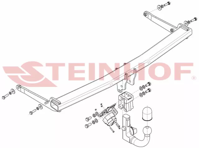 Attelage démontable pour Audi Q2 2016- + faisceau spécifique 7-broches 3