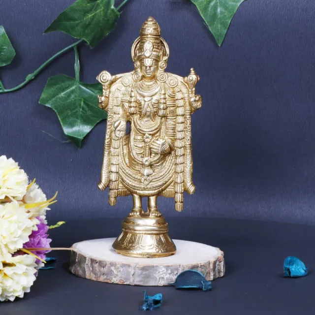 Brass Tirupati Balaji Venkateshwara Idol Tirupati Balaji Statue For Home Decor