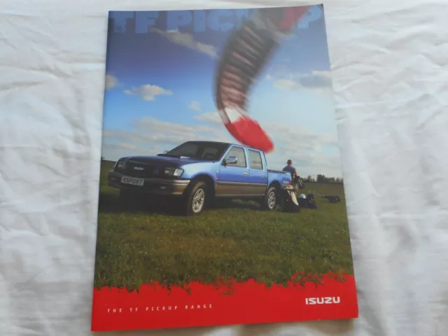 2002 Isuzu TF Pickup Truck UK Car Sales Brochure, collectible, excellent
