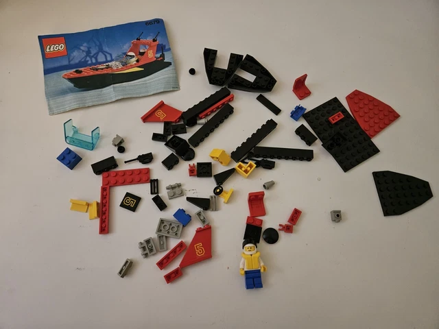 VINTAGE LEGO TOWN #6679 Dark Shark [1991] w Instructions $8.00 ...