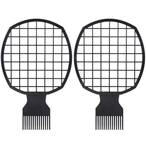New Quality 2 Pack Magic Hair Twist Coils Comb Tool Afro Pick Curl Sponge Brush