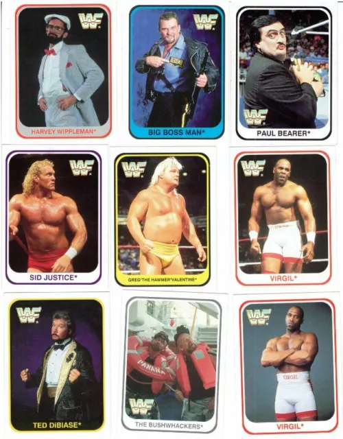 WWF Merlin 1991 Set von 9 Karten!