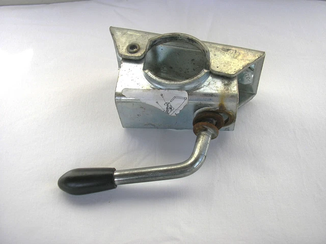 Roue Jockey Pour Remorque Ou Caravane - Diamètre 35mm - Capacité 75kg - Avec Bride - Neuf Sous Emballage