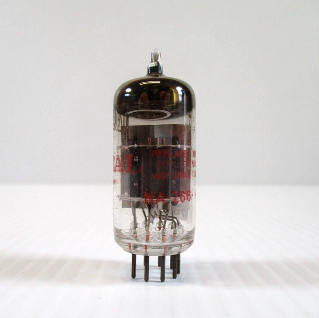 Admiral 17EW8  Vacuum Tube Gray Plate Halo Getter TV-7 Tested Good Balance