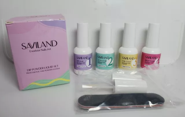 Saviland Excelsior Nails Art Dip Kit Manicure Kit