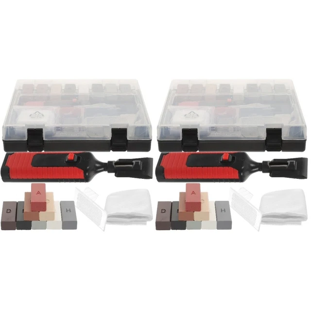 2x Kit de reparación de astillas de porcelana para fregadero de porcelana