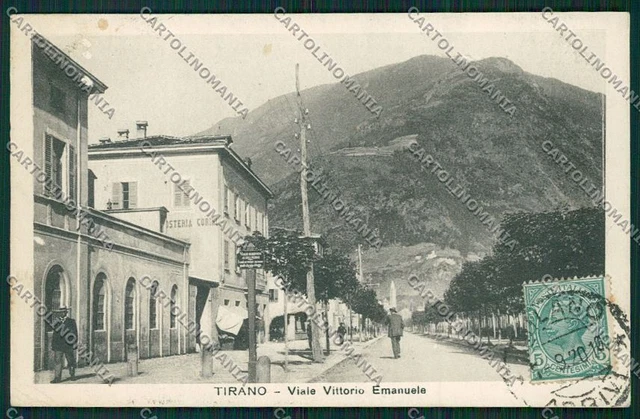 Sondrio Tirano cartolina QQ7650