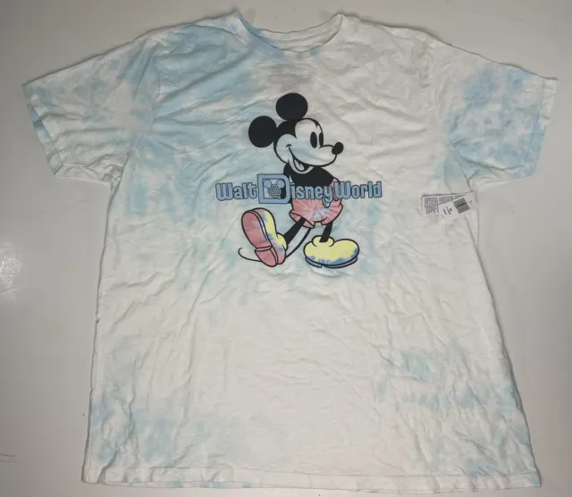 Disney Mickey Walt Disney World Shirt Mens Size XL Tye Dye NWT