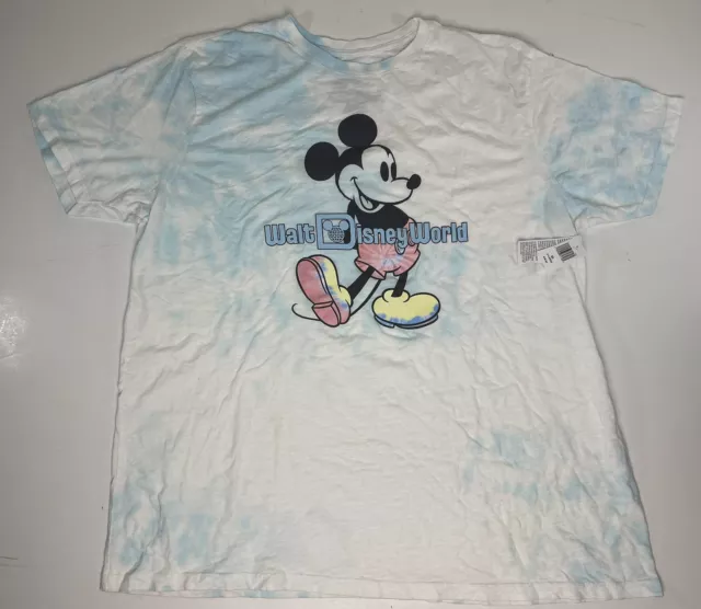 Disney Mickey Walt Disney World Shirt Mens Size XL Tye Dye NWT