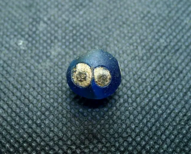 Perle Verre Ancien Afrique Mali Ancient Islamic Eyed Glass Bead Africa No Roman