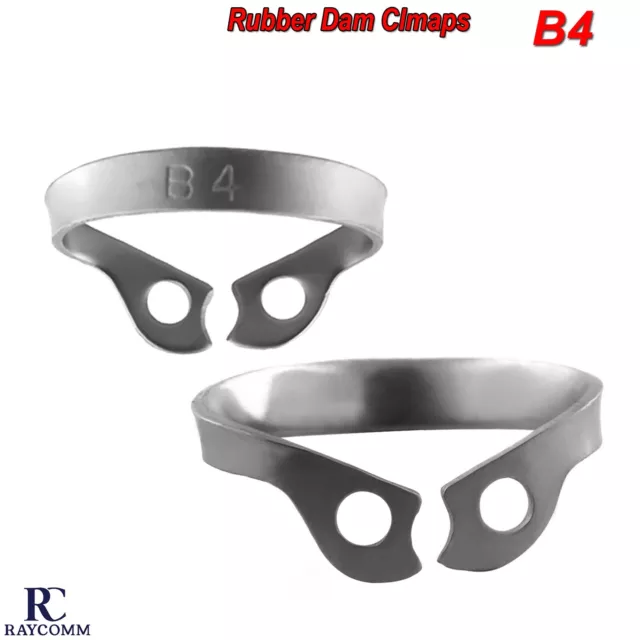 Dental Rubber Dam Clamps B4 Brinker Clamp Retractor Universal Premolar Molar New