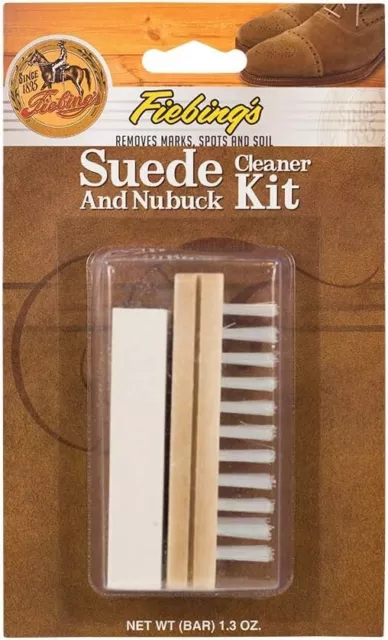 Fiebing's Suede & Nubuck Cleaner Kit - Contains a Dry Cleaning Bar and Nap Lifti