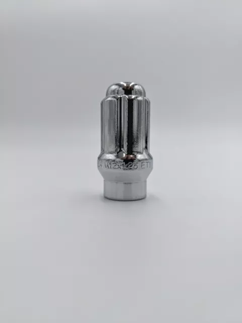 Gorilla® 12mmX1.25 Lug Nuts Mag E-T (w/60° Taper) Seat Right Hand 21128ET Chrome