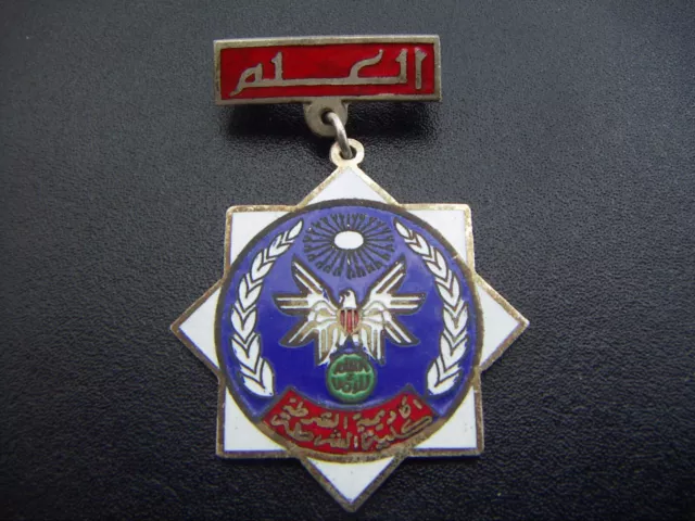Arabic Islamic Egypt Misr National Police Academy Enamel Badge Medal Order Rare