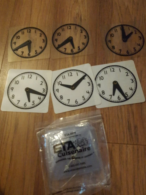 ETA CUISENAIRE CLOCKS And Spinners For Overhead $2.99 - PicClick
