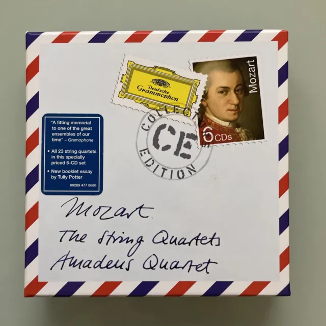 Amadeus Quartet : Wolfgang Amadeus Mozart: The String Quartets CD 6 discs