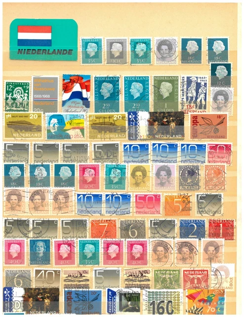 Niederlande  Dubletten LOT Sammlung  mit  814 Marken