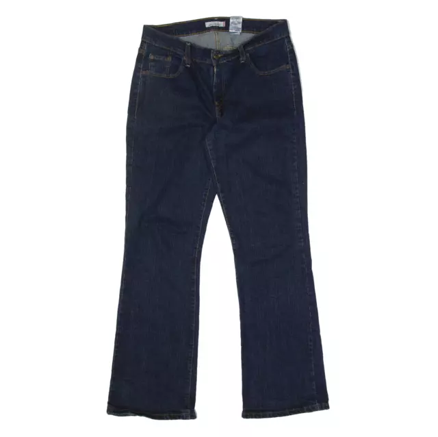 LEVI'S 529 Jeans curvy blu denim regolari da donna bootcut W32 L32