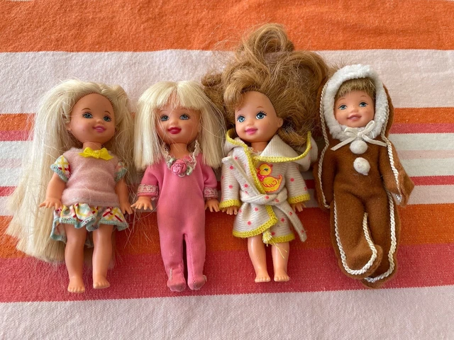 VINTAGE 1994 BARBIES little sister KELLY Mattel x4 dolls clothes Bath Bed Ginger 65.00 PicClick AU