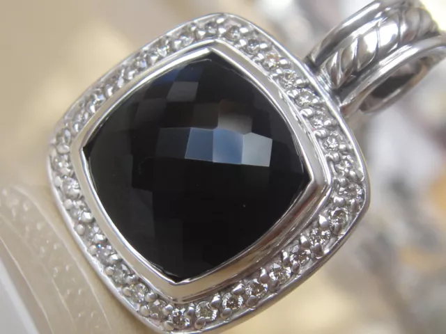 $975 David Yurman Ss Albion Black Onyx Diamond Enhancer $975 David Yurman Ss Albion Black Onyx Diamond Enhancer
