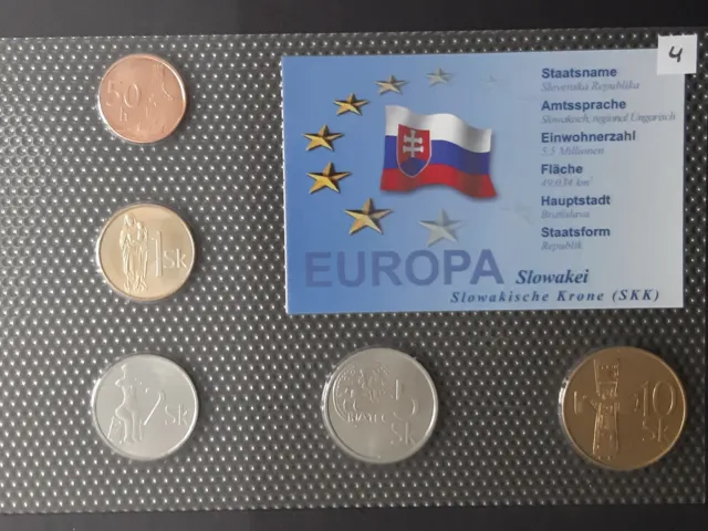 KMS Kursmünzensatz Slowakei