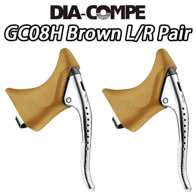Lot De 2 Leviers De Frein DIA-COMPE POWER CONTROL – Diamètre 22,2 Mm – Alu Noir – VTT/Route/Gravel