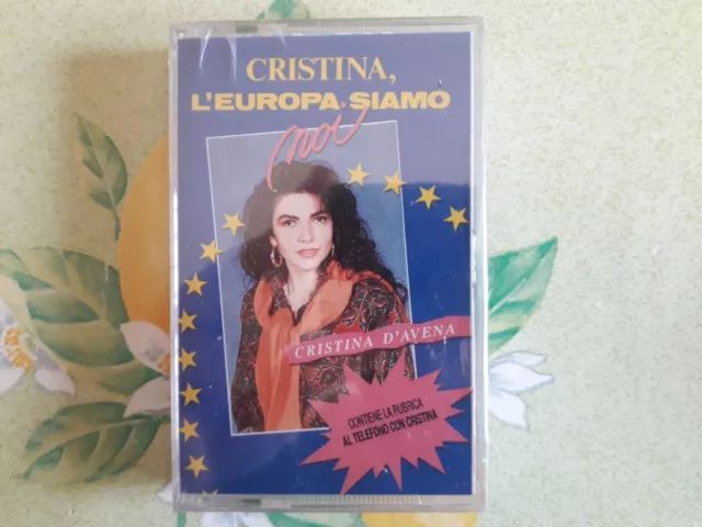 Cristina D'avena - L'europa Siamo Noi - Musicassetta Italy 1991 Nuova Sigillata!