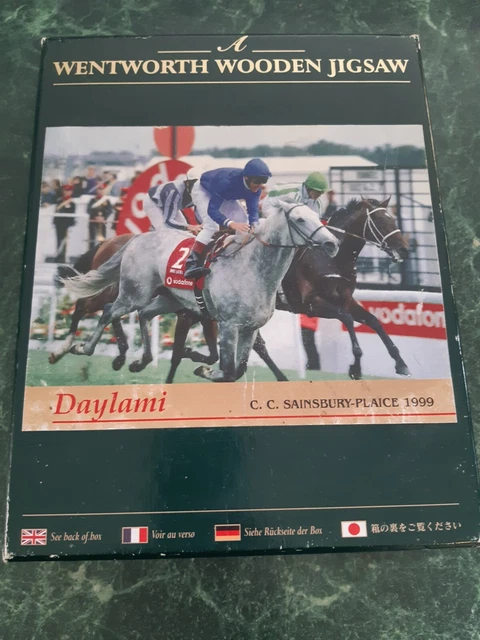 Wentworth Wooden Jigsaw 250  Daylami C.C Sainsbury-Plaice 1999 Horse Racing