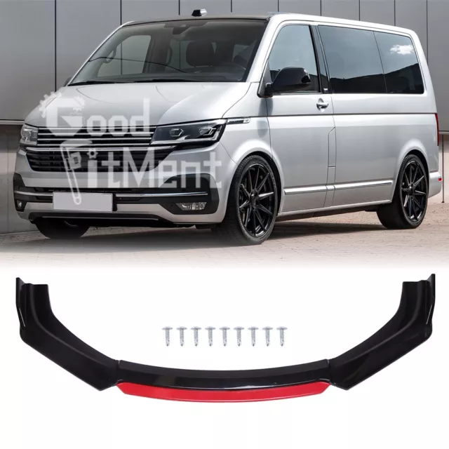 Frontspoilerlippe Frontspoiler Frontlippe Diffusor Splitter Für VW Bus T6.1