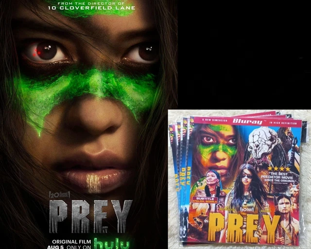 PREY (PREDATOR) 2022 DVD English Best movie in the Free Shiping All