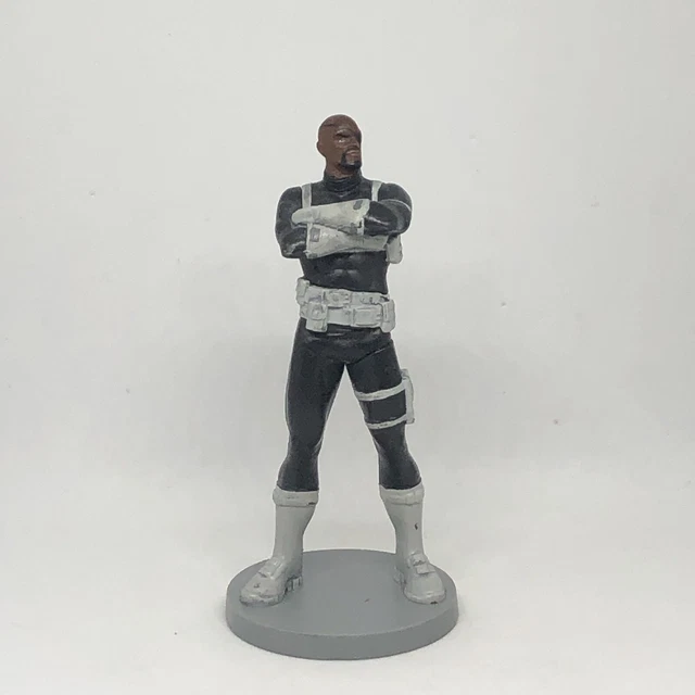 Civil War Nick Fury PVC Cake Topper Figure 3.75” Disney Marvel Avengers Loose