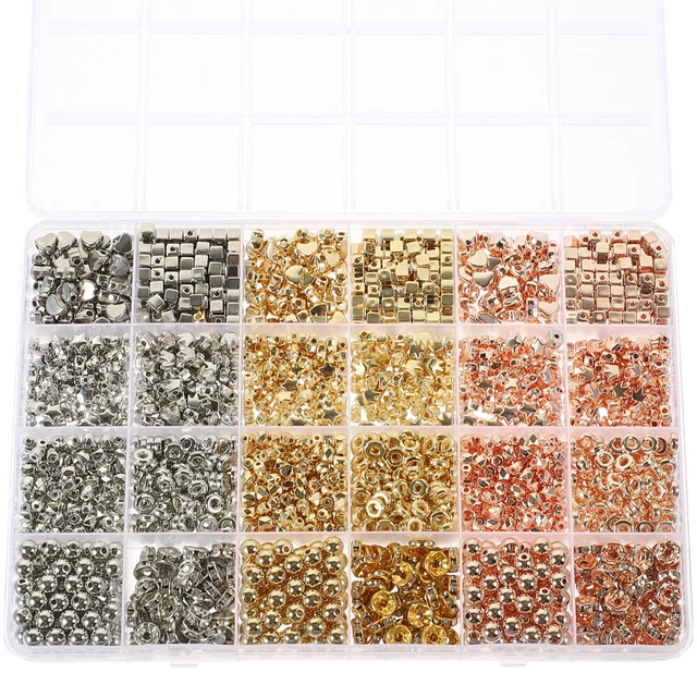 Heart Spacer Beads Metal Loose Bead Ccb Spacer Beads Charm Braclets Suite