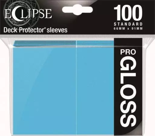 Ultra Pro Eclipse Gloss Sky Blue 100ct Standard Sleeves (UP15603) New